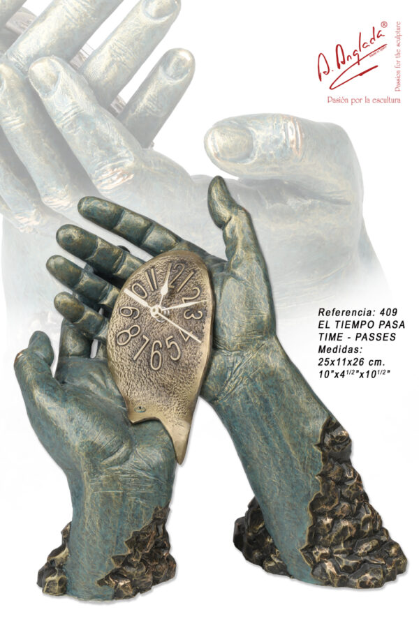 Escultura El tiempo pasa - A. Anglada