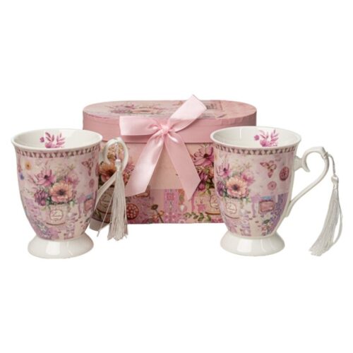 SET 2 TAZAS+CAJA 300 ML 22X10X12