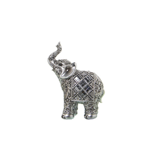 FIGURA RES ELEFANTE PLAT/ESP 11X6X16CM