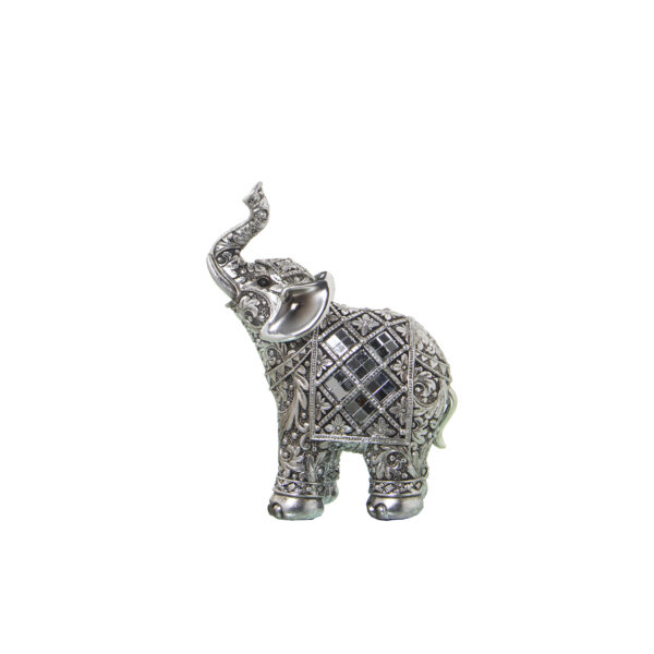 FIGURA RES ELEFANTE PLAT/ESP 11X6X16CM