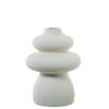 JARRON CERAM ABST CREMA RUGOSA O18X25CM
