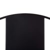 RELOJ PARED NEGRO METAL 60 RECTANGULO