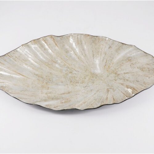 CENTRO CRISTAL NACARADO 36x18x4 CM