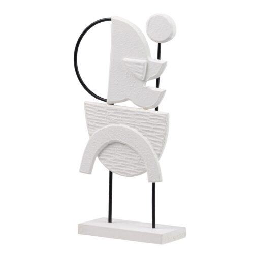 ESCULTURA MADERA ABSTRACTA 16X7X31CM