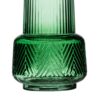 JARRON VERDE VIDRIO 10X10X15