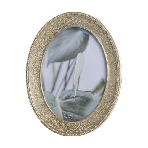 PORTAFOTO OVAL DORADO 15x20 CM