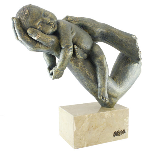 Escultura Duérmete niño - A. Anglada