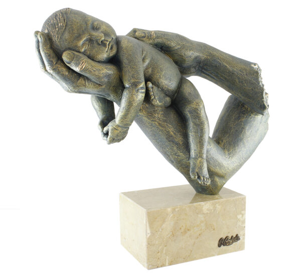 Escultura Duérmete niño - A. Anglada