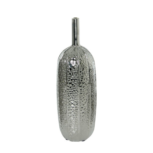 JARRON  PLATA BROCADO 10x30