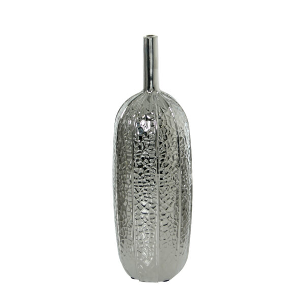 JARRON  PLATA BROCADO 10x30