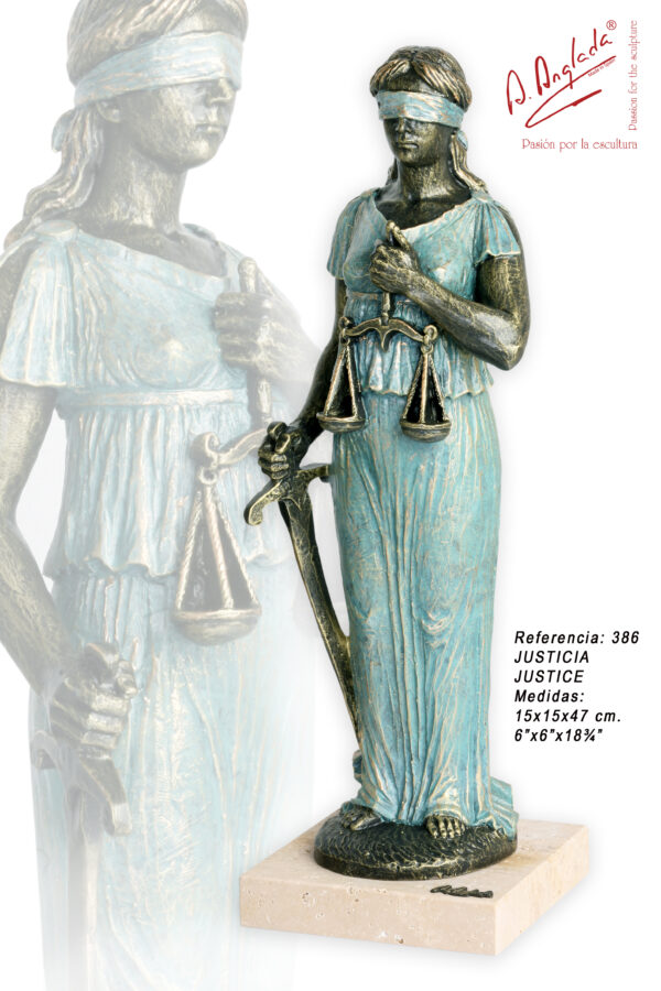 Escultura Justicia - A. Anglada
