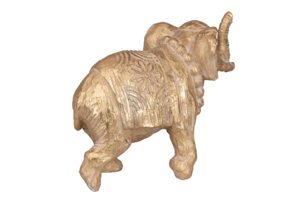 ELEFANTE DORADO 36X15X25 CM