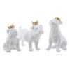 FIG. BULL DOG BLANCO-ORO 16X17X23