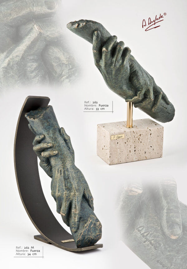 Escultura Fuerza (Base metálica) - A. Anglada