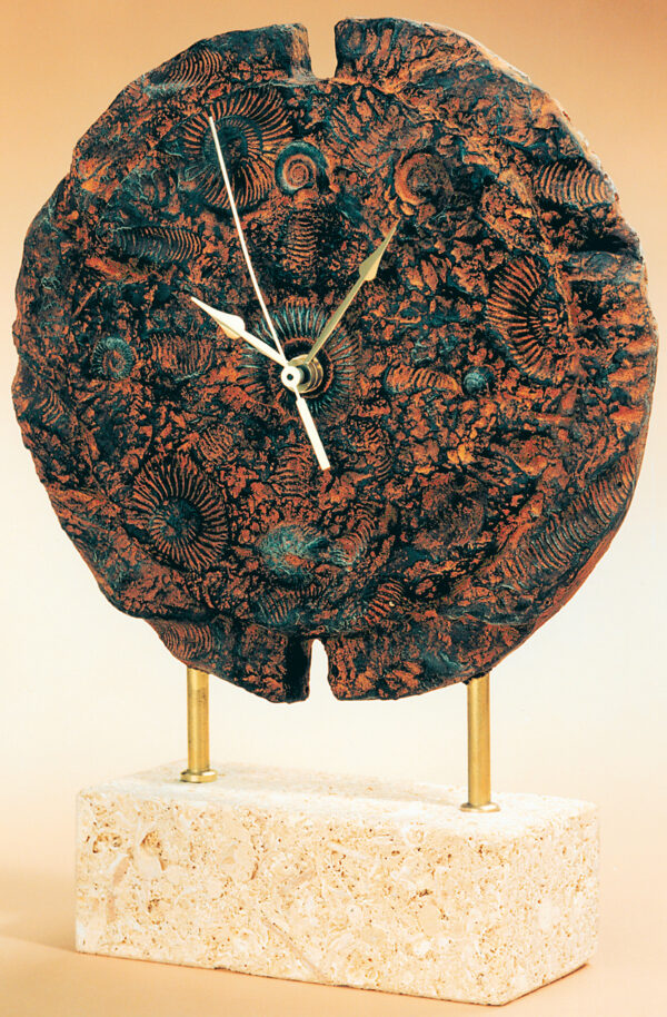 Reloj Fósiles redondo - A. Anglada