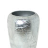 JARRON  TERRACOTA/PLATA 32x70