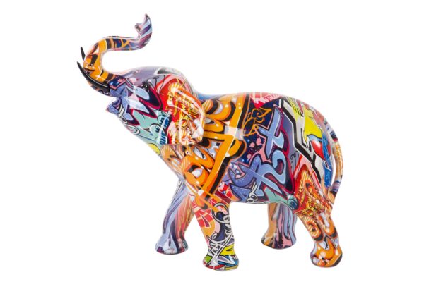 ELEFANTE GRAFITI 29,5X11,5X28