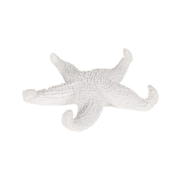 FIGURA ESTRELLA BLANCO RESINA 24X24X5 CM