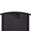 RELOJ PARED NEGRO METAL 60 RECTANGULO