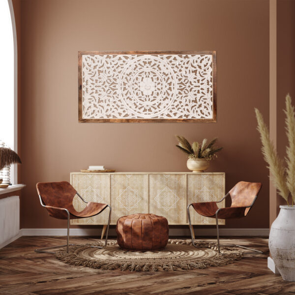 MANDALA MADERA 124X63