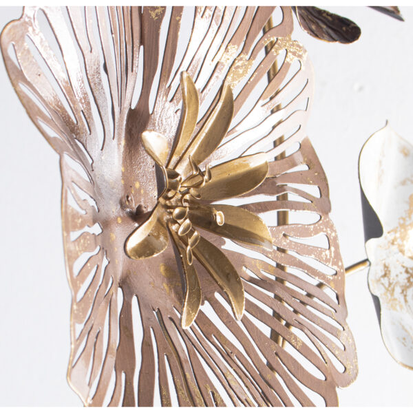 PANEL METALICO FLORES 91X6X49 CM