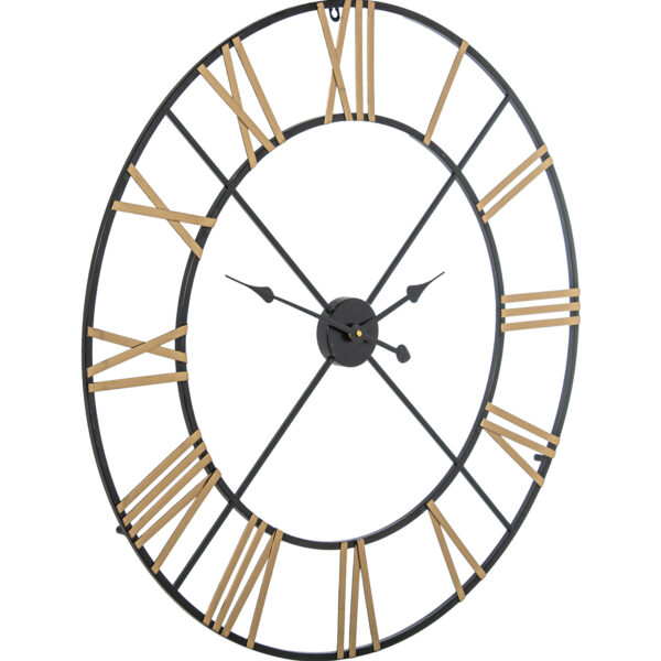 RELOJ PARED HIERRO  O80X5CM(PILA NO INC)