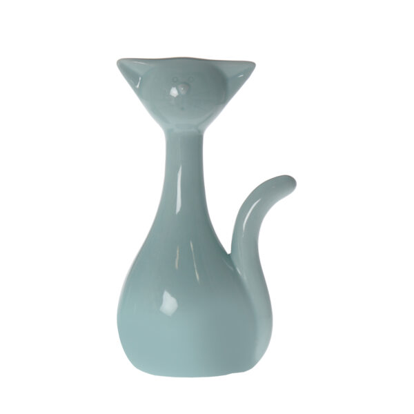FIG. GATO AZUL PASTEL 13,5X9X23,5