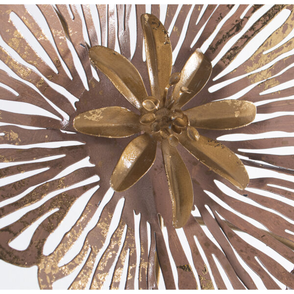 PANEL METALICO FLORES 91X6X49 CM