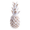FIGURA PIÑA BLANCO/ORO 10.5X28