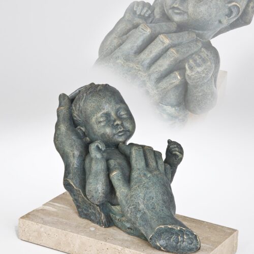 Escultura Soñando con mamá - A. Anglada