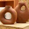 FLORERO CERAMICA TERRACOTA 25X12X30 CM