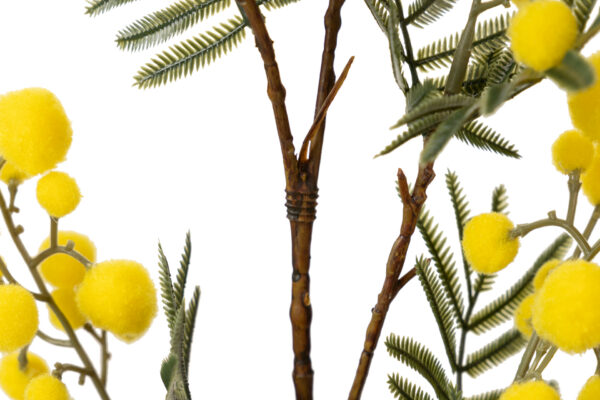 RAMA FLOR MIMOSA AMARILLO 25X25X75 CM