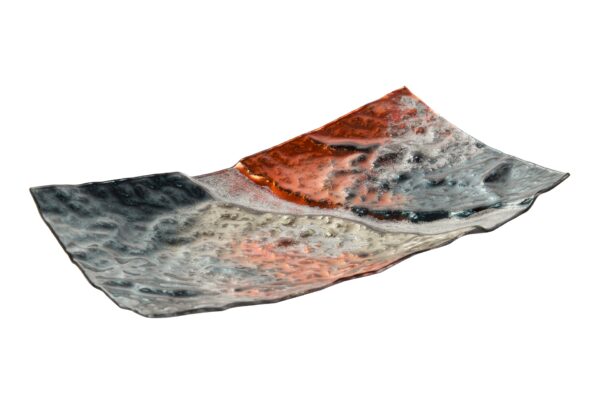 CENTRO DE MESA CRISTAL 40X25X6 CM