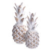 FIGURA PIÑA BLANCO/ORO 10.5X28