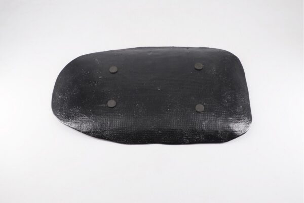 CENTRO CRISTAL PLATA/NEGRO 39x23x4 CM
