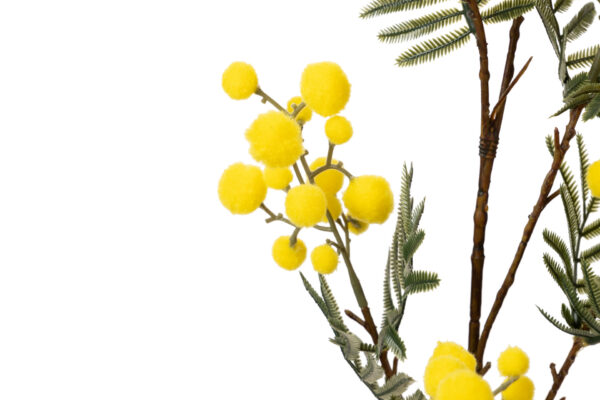RAMA FLOR MIMOSA AMARILLO 25X25X75 CM