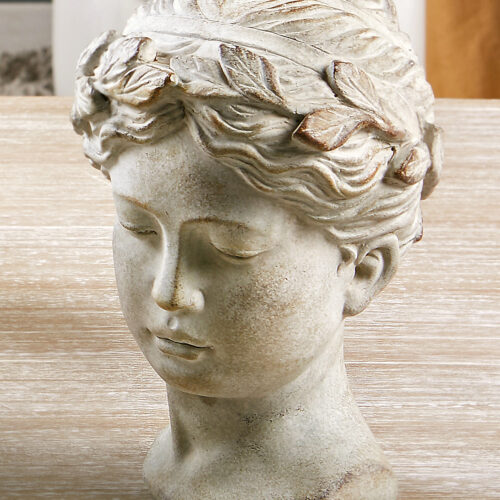 BUSTO MUJER CEMENTO 23 CMS