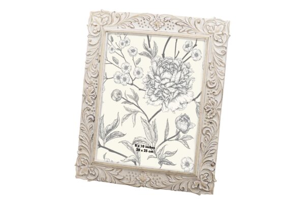 PORTAFOTOS CREMA 25X20 HOJAS DECORATIVAS