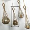 JARRON VIDRIO C/MACRAME 16X18X62