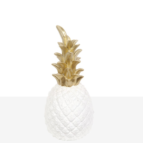 PIÑA BLANCO/DORADO 6X6X15