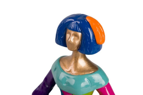 MENINA POP ART 15X13X20 CM