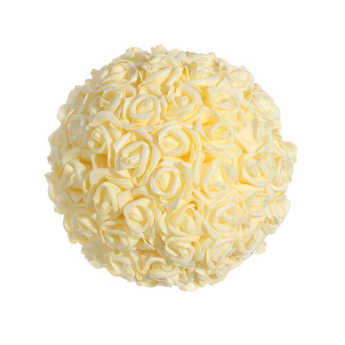 BOLA ROSAS CREMA 20