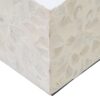 PORTAVELAS BEIGE NACAR-MDF10X10X10 CM
