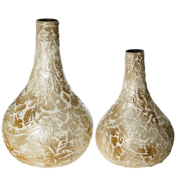 JARRON TERRACOTA DORADO