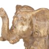 ELEFANTE DORADO 36X15X25 CM