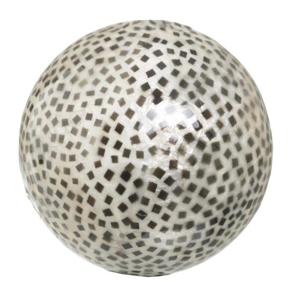 BOLA NACAR BLANCO/NEGRO 10 CM
