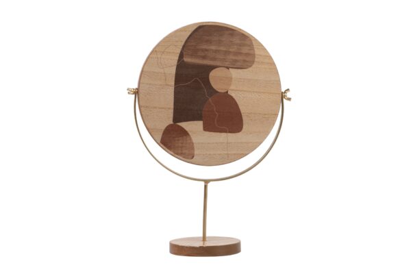 ESPEJO TOCADOR MADERA MOD 1 22X10X32
