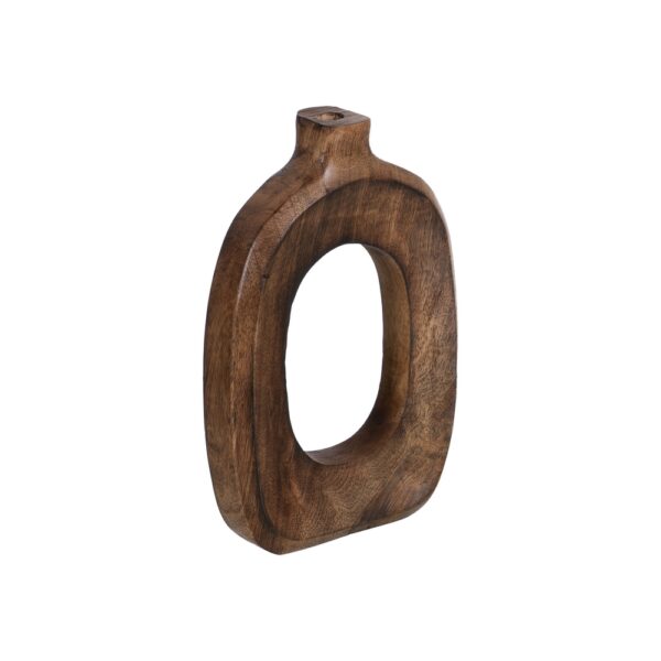 S/3 JARRONES MADERA DE MANGO 17X5X38 CM