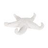 FIGURA ESTRELLA BLANCO RESINA 24X24X5 CM