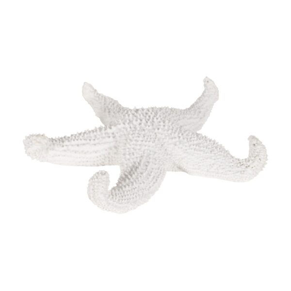 FIGURA ESTRELLA BLANCO RESINA 24X24X5 CM